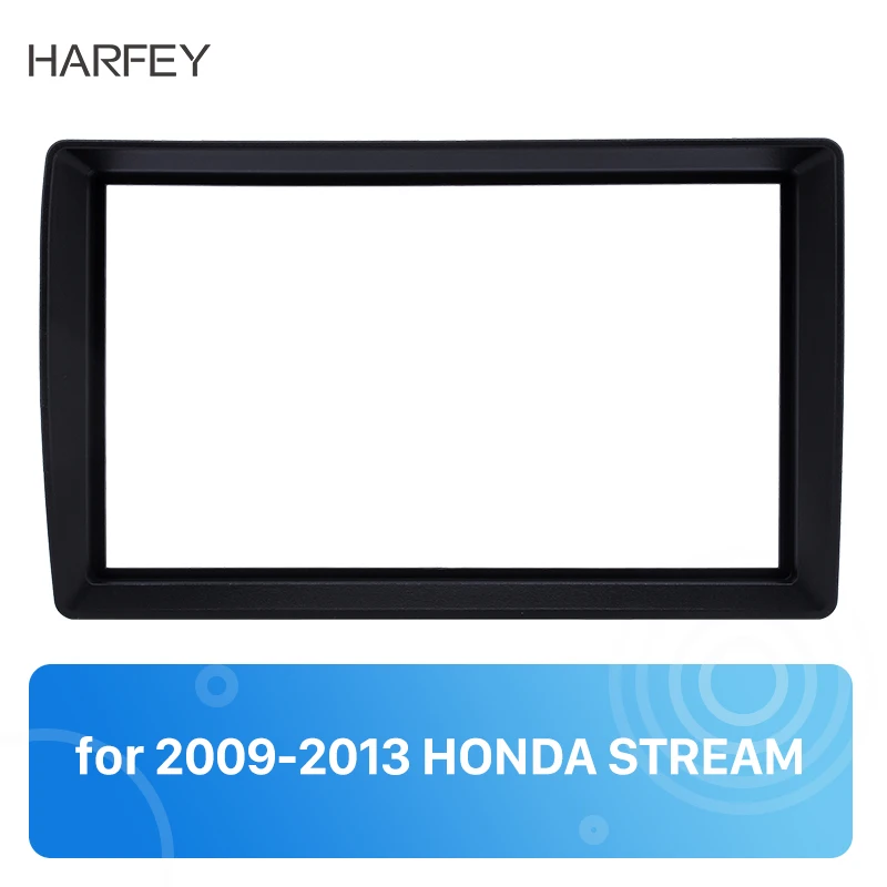 Автомобильная радиоустановка Harfey Black 2Din для 2009 2010 2011 2012 2013 HONDA STREAM Trim kit Bezel