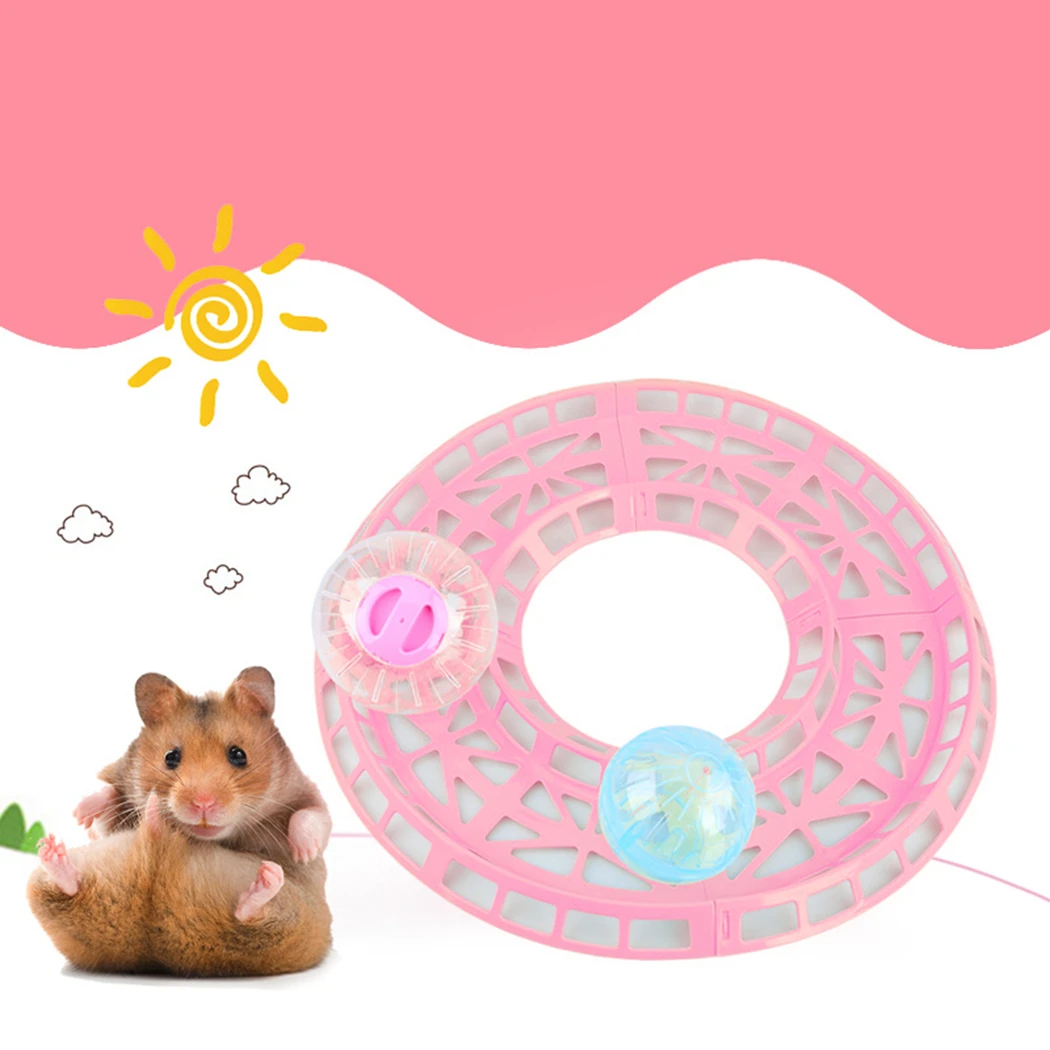 Круглый тренировочный подиумный трек для домашних животных игрушки хомяков (без