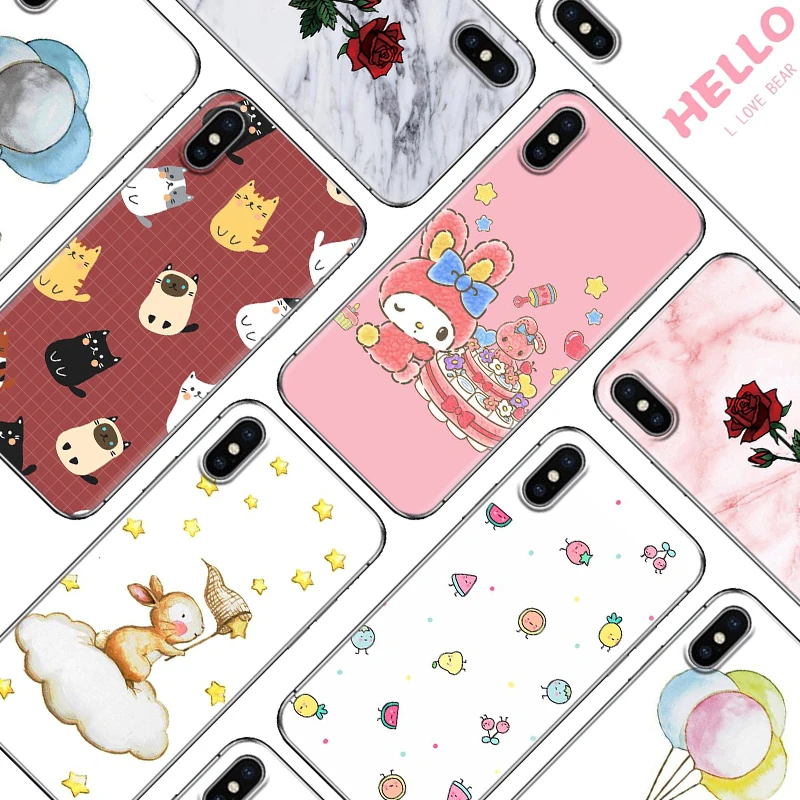 Мягкий чехол для телефона Iphone 6 6P 7 8 7P 8P X XR XS Max мультяшная серия ТПУ силикон крутой