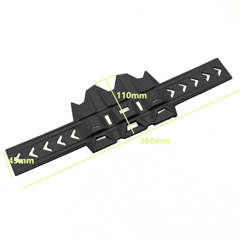 Универсальный черный мотоцикл глушитель выхлопной трубы протектор Защита ATV Quad