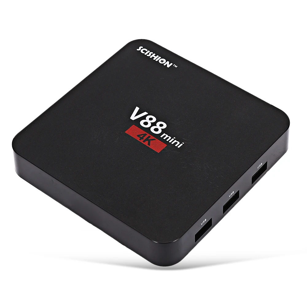 SCISHION V88 Мини ТВ коробка 1 ГБ 8 RK3229 4 ядра Android 6 0 HDMI 2 ГГц WiFi H.265 медиаплеер