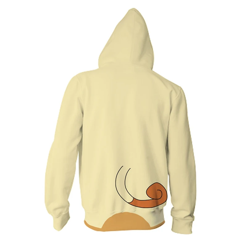 2018 новый аниме 3d толстовка с капюшоном для мужчин принтом Покемон Мяу мужские