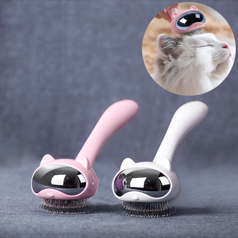 Cat Brush Grooming Dog Comb Kitty Hair Remover Deshedding Cleaning Massage Tools for Cats Kitten Puppy Small Medium Large Dogs | Дом и сад
