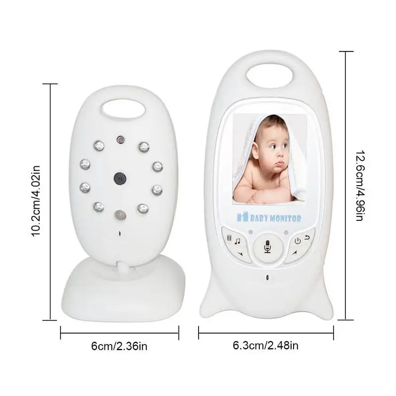 

Wireless Baby Monitor Baby Voice Intercom Monitoring Care Device AUTO Night Vision And Temperature Monitoring Talkback System