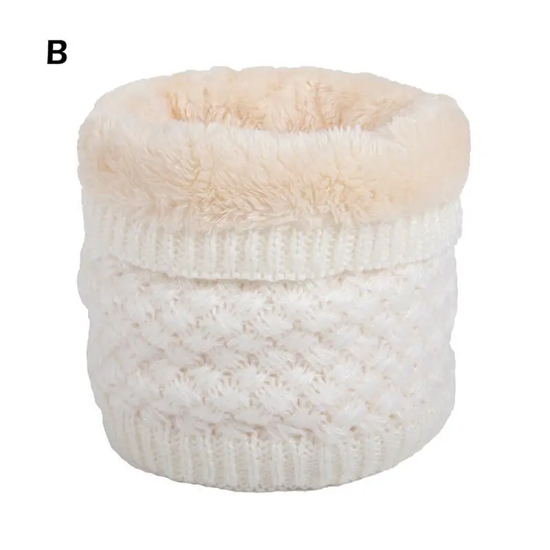 Вязаный шерстяной Теплый зимний Флисовый Шарф для спорта на открытом воздухе