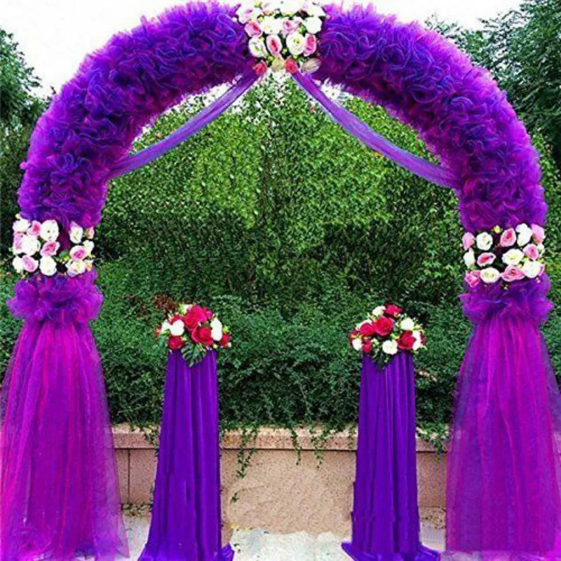 Iron curved wedding arch frame industrial garden park cold scaffolding tools home decoration accessories | Дом и сад