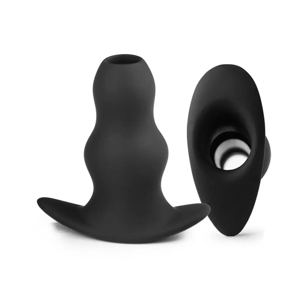 LI BO Adult Stimulate Sex Beads Silicone Manual Pull Hotel G-spot Bedroom Hollow-Design Anal Home Black Plug Toys |