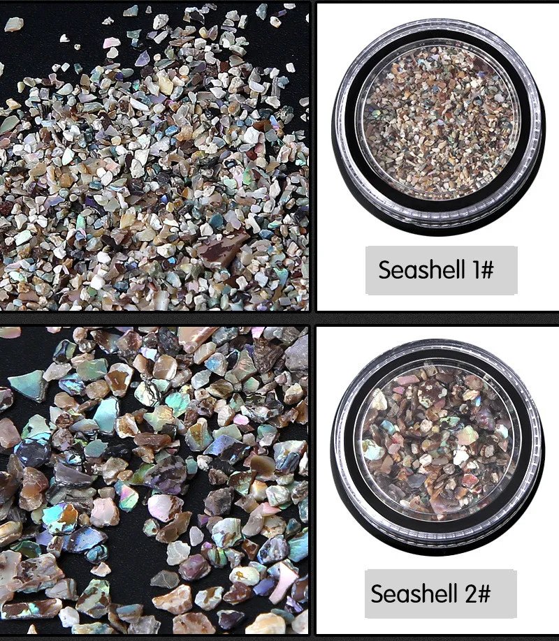1 коробка сделай сам корпус Abalone 3D украшение для дизайна ногтей нарезка красоты