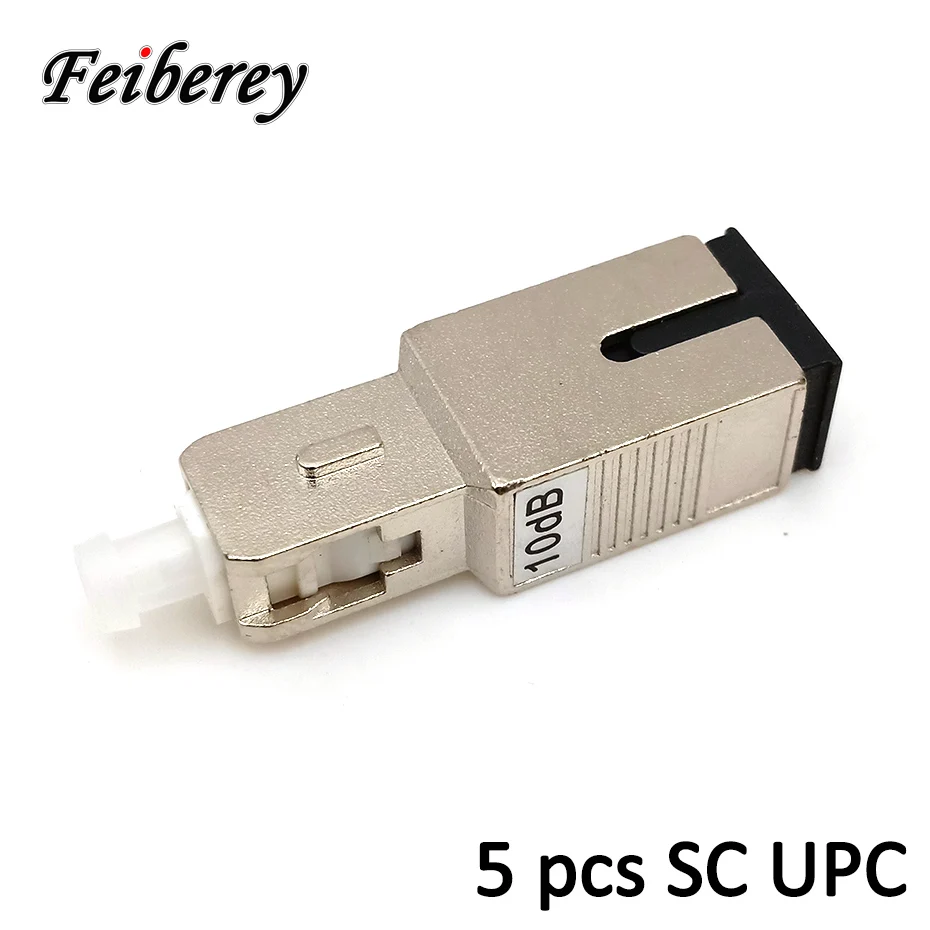 

5pcs/bag SC/UPC Male to Female Singlemode Fiber Optical Attenuator 2dB 3dB 5dB 7dB 10dB 15dB Fixed Optical Attenuation for FTTH