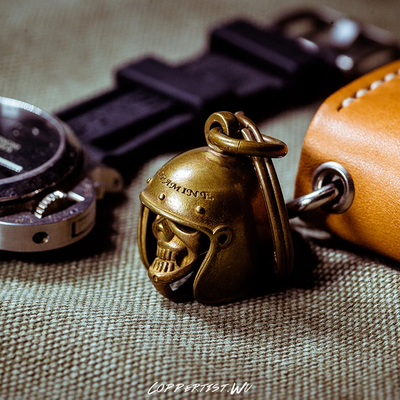 Coppertist. Wu оригинальные Мотоциклы шлем Брелки кулон в форме Черепа скелета