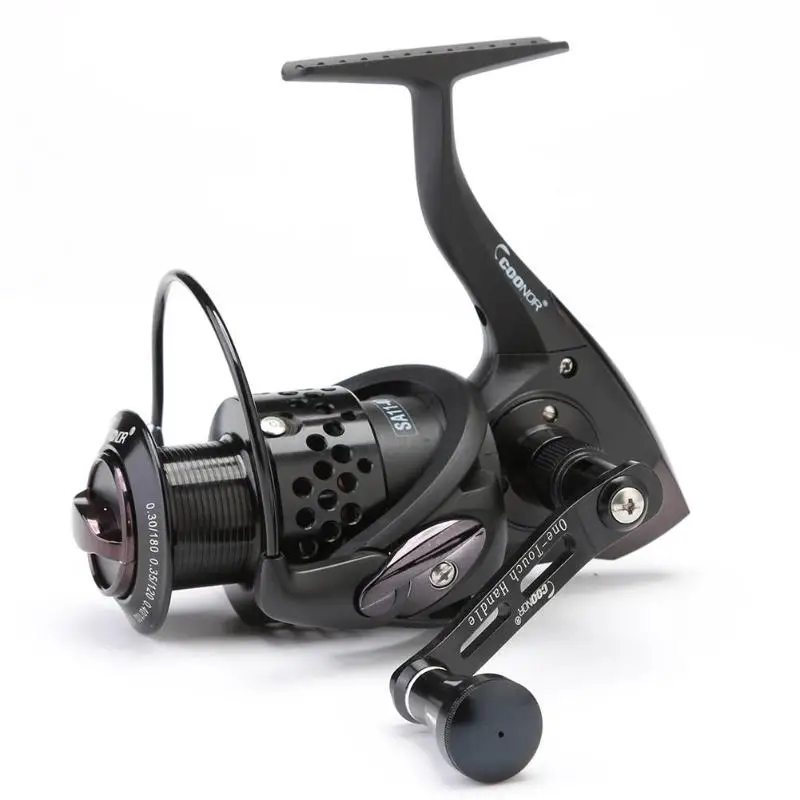 SA11 Spinning Fishing Spool Reel Coil Boat Rock Wheel Accessories main body plastic + wire cup metal Black Color | Спорт и