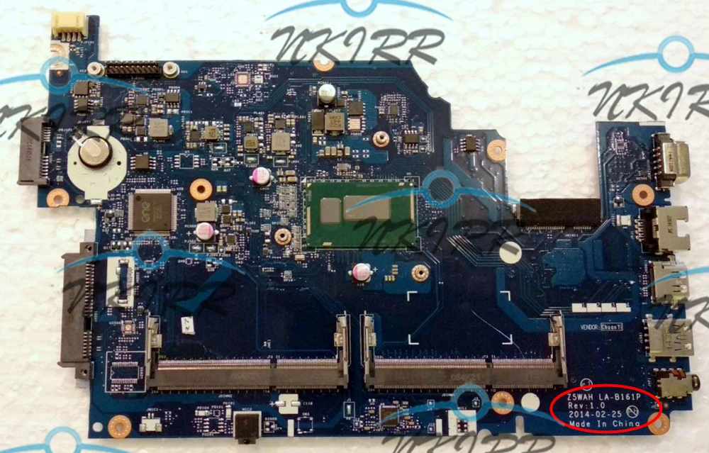 Z5WAH LA-B161P NBML811002 NBV9M11001 NBML81100B I3-4030U/I3-4005U/I3-5005U CPU    Acer E5-571