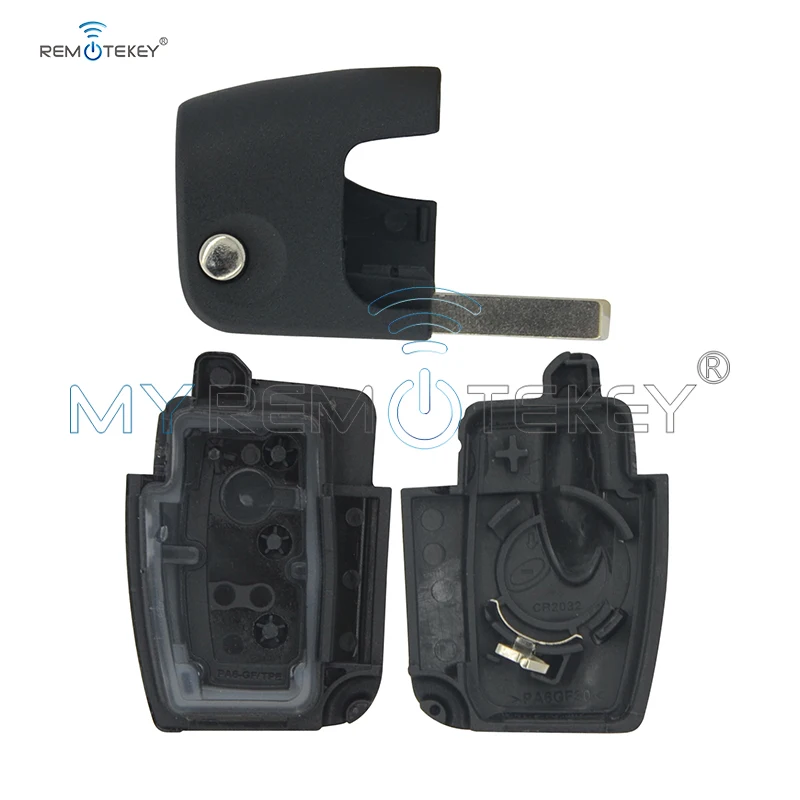 Чехол книжка Remtekey с 3 кнопками HU101 для Ford Focus 2003 2004 2006 2007 2008 2010 2012|Ключ от авто| |