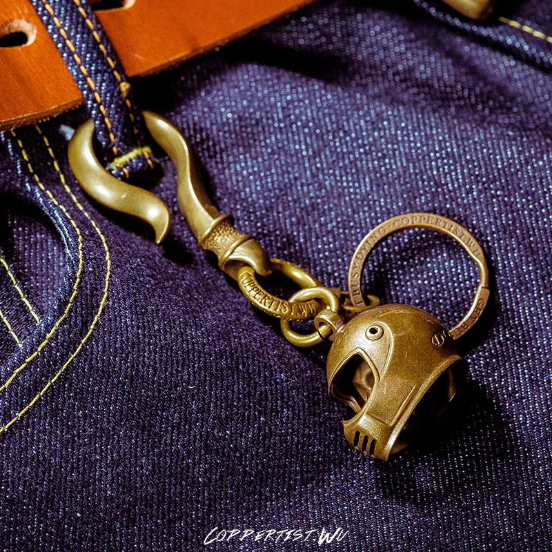 Coppertist. Wu оригинальные Мотоциклы шлем Брелки кулон в форме Черепа скелета