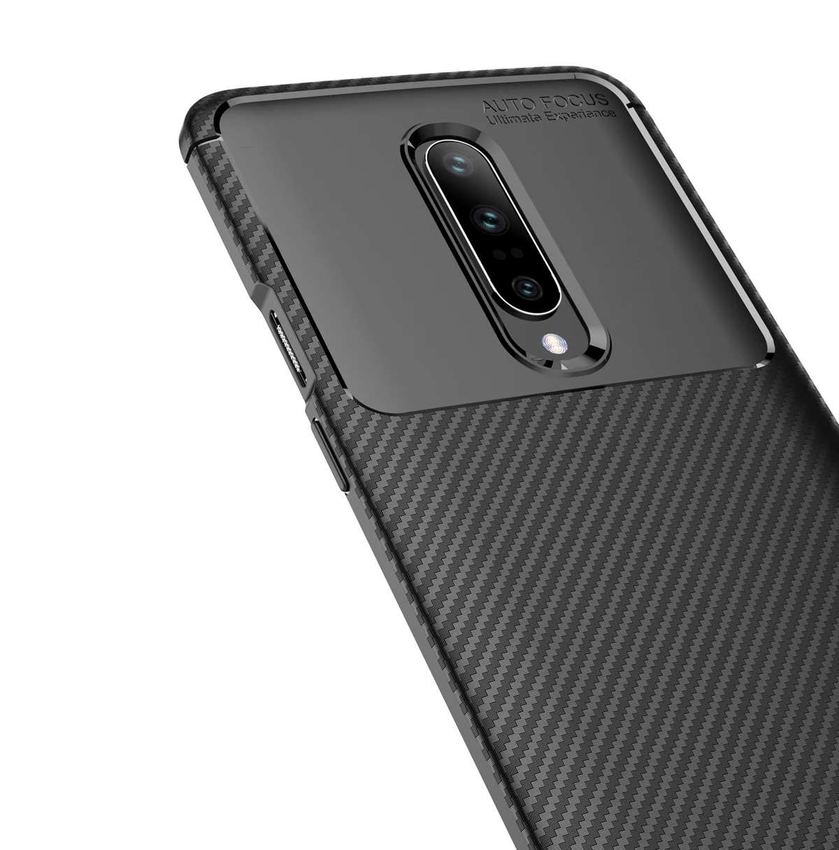 For OnePlus 7 Pro Case Cover Carbon Fiber Texture Shockproof Soft TPU Silicon Back for One Plus 7Pro Capa Accessorie |