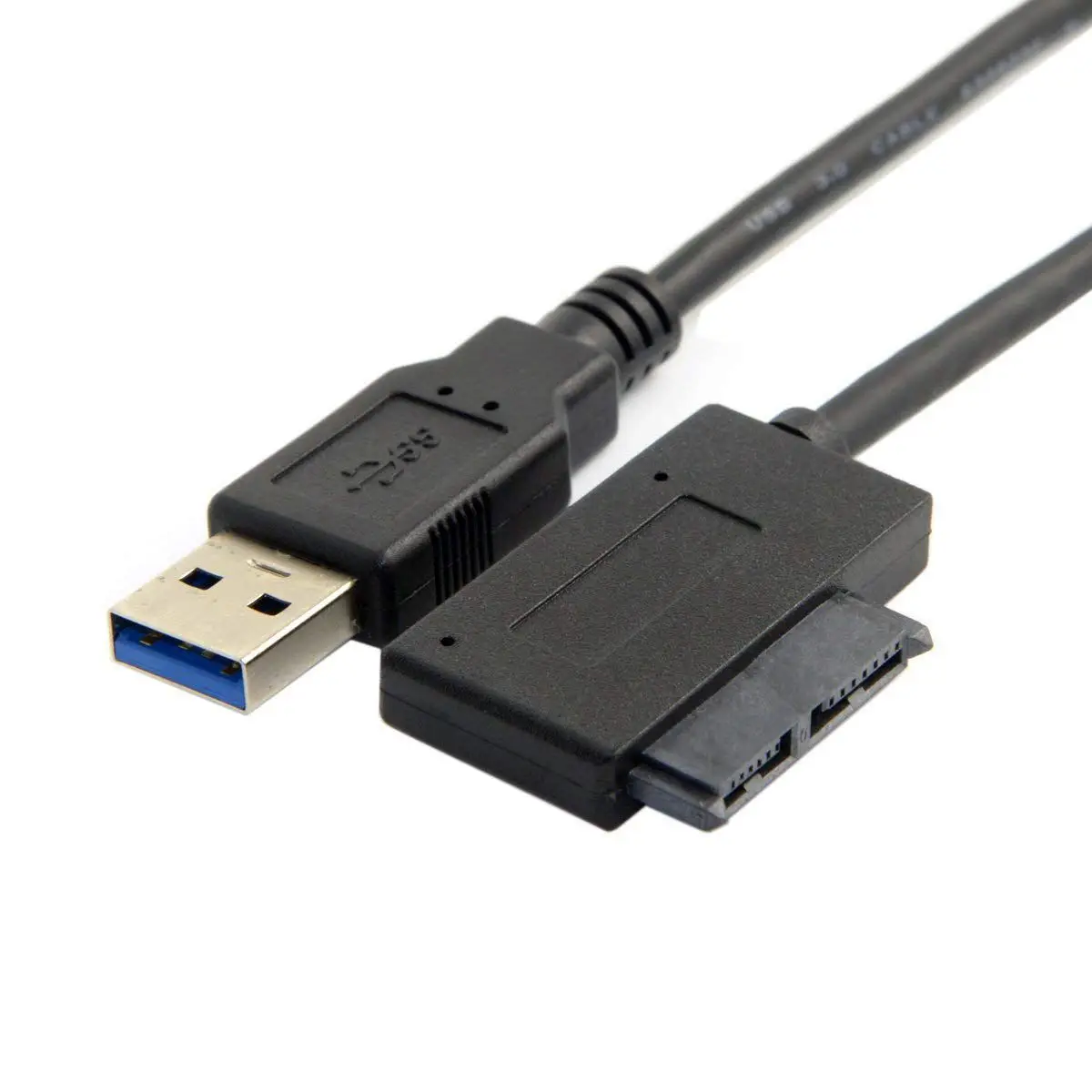 USB 3 0 к 7 + 6 13Pin slim SATA ноутбук CD/DVD ROM Оптический привод адаптер кабель | Компьютеры и