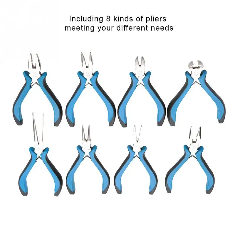 8 видов инструментов для ремонта ювелирных изделий стальные плоскогубцы