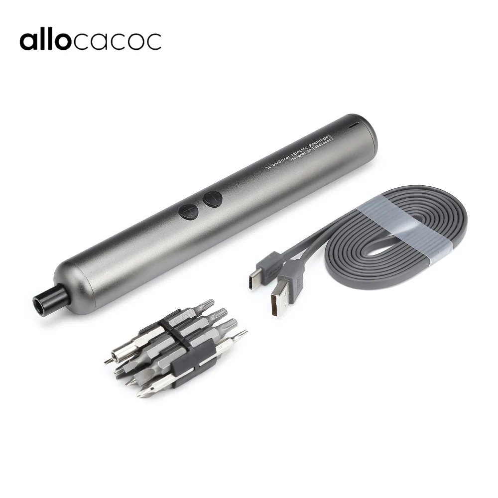 Allocacoc мини прецизионная электрическая отвертка перезаряжаемый беспроводной