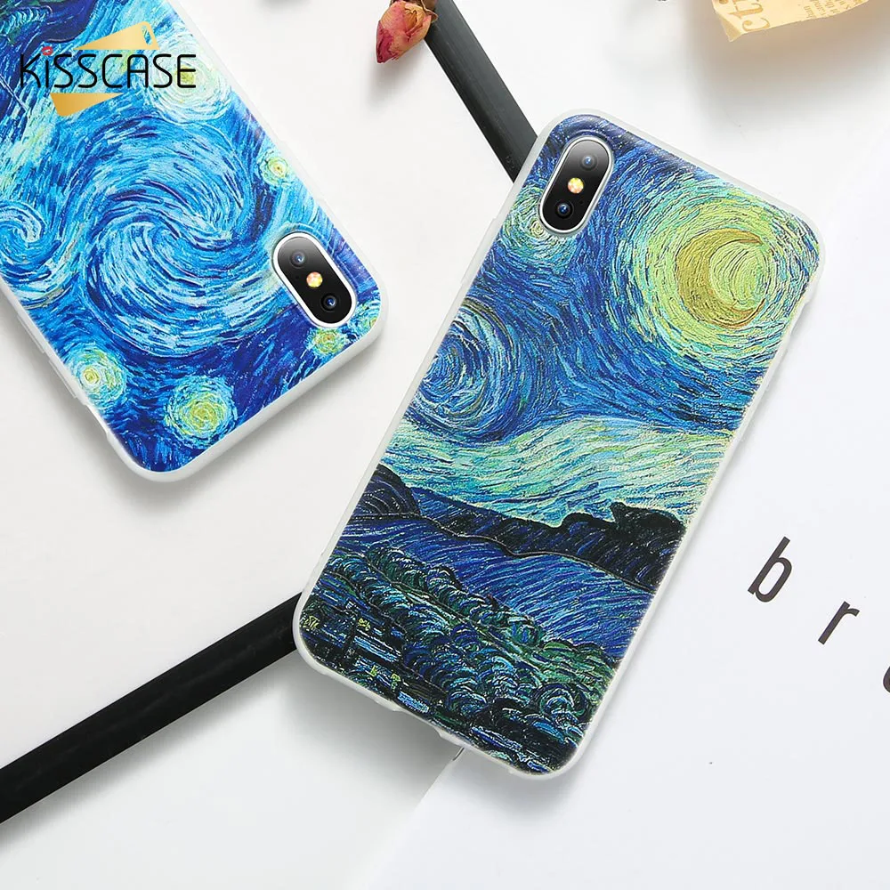 KISSCASE Colorful Print TPU Case for Redmi Note 5 6Pro Pocophone F1 S2 6A 5A 5Plus Floral Xiaomi Mi8 Lite 5X 6 A2 |