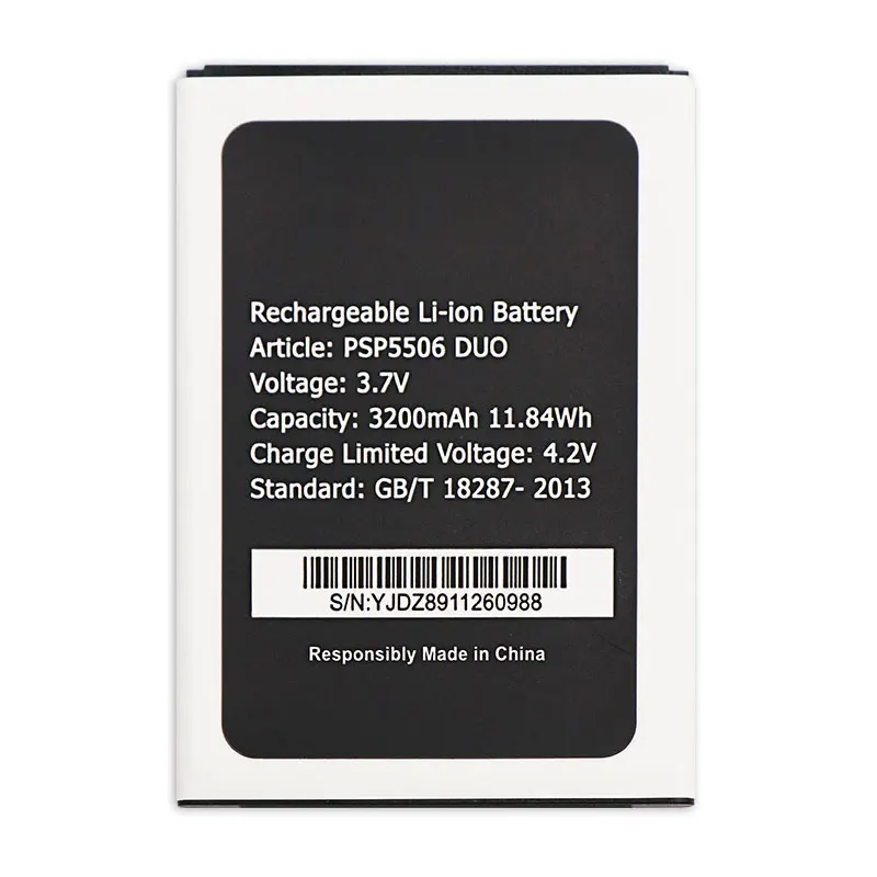 DyGod 3200mAh батарея для Prestigio Grace Q5 PSP 5506DUO 5506 DUO высокое качество Мобильный телефон