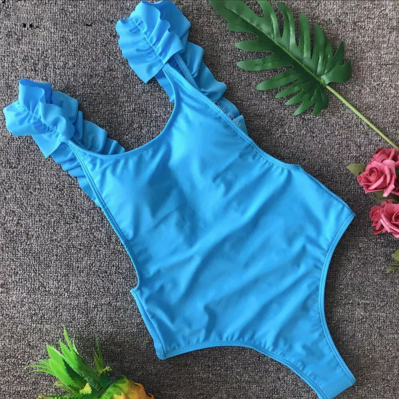 Женский модный цельный купальник пуш ап с подкладом летнее бикини сексуальный