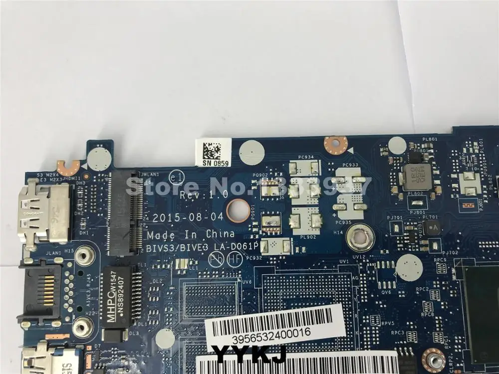 BIVS3/BIVE3 LA-D061P материнская плата для Lenovo E31-80 500s-13isk ноутбука DDR3 G31-80 SR2EY | Компьютеры и