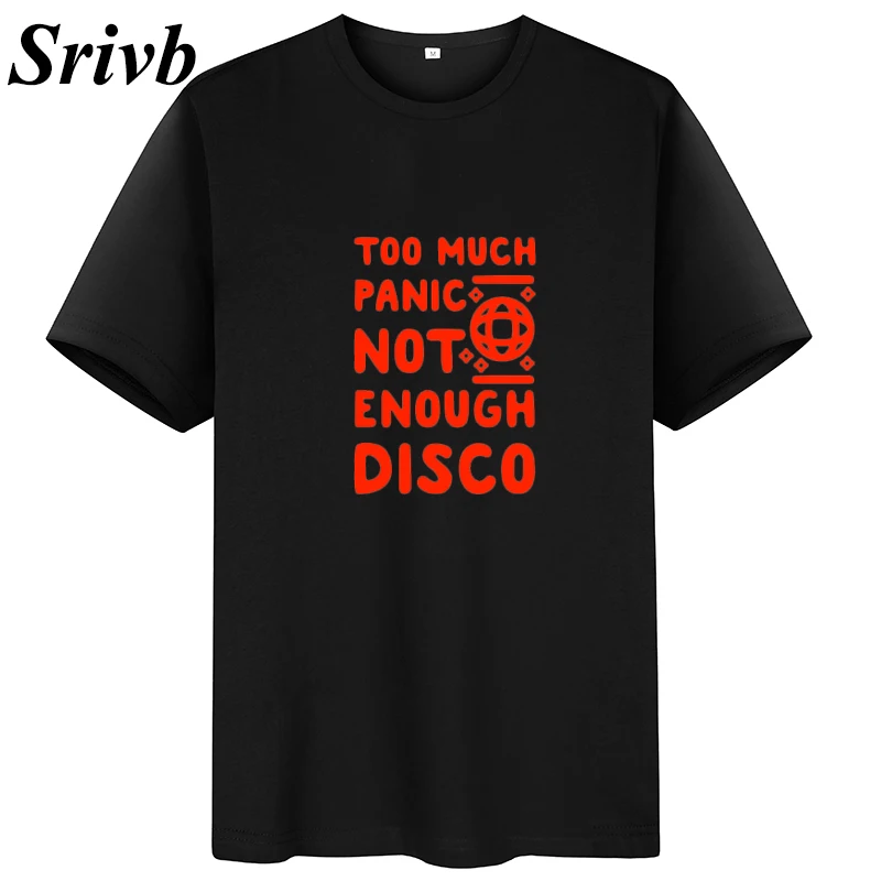 Женская футболка с коротким рукавом Srivb Not Enough Disco белая круглым вырезом и | одежда