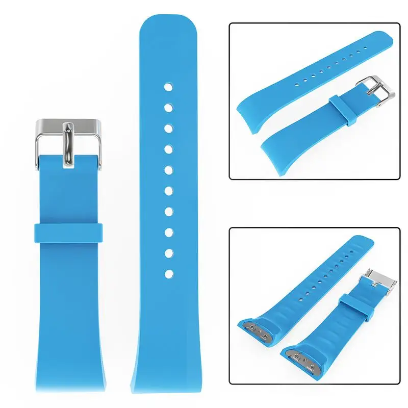 Силиконовый мягкий ремешок 21 см Большой размер замена Смарт-часы дышащий браслет