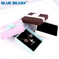 gift boxes square jewelry organizer shape box engagement ring for earrings necklace bracelet display holder rose flower new gold