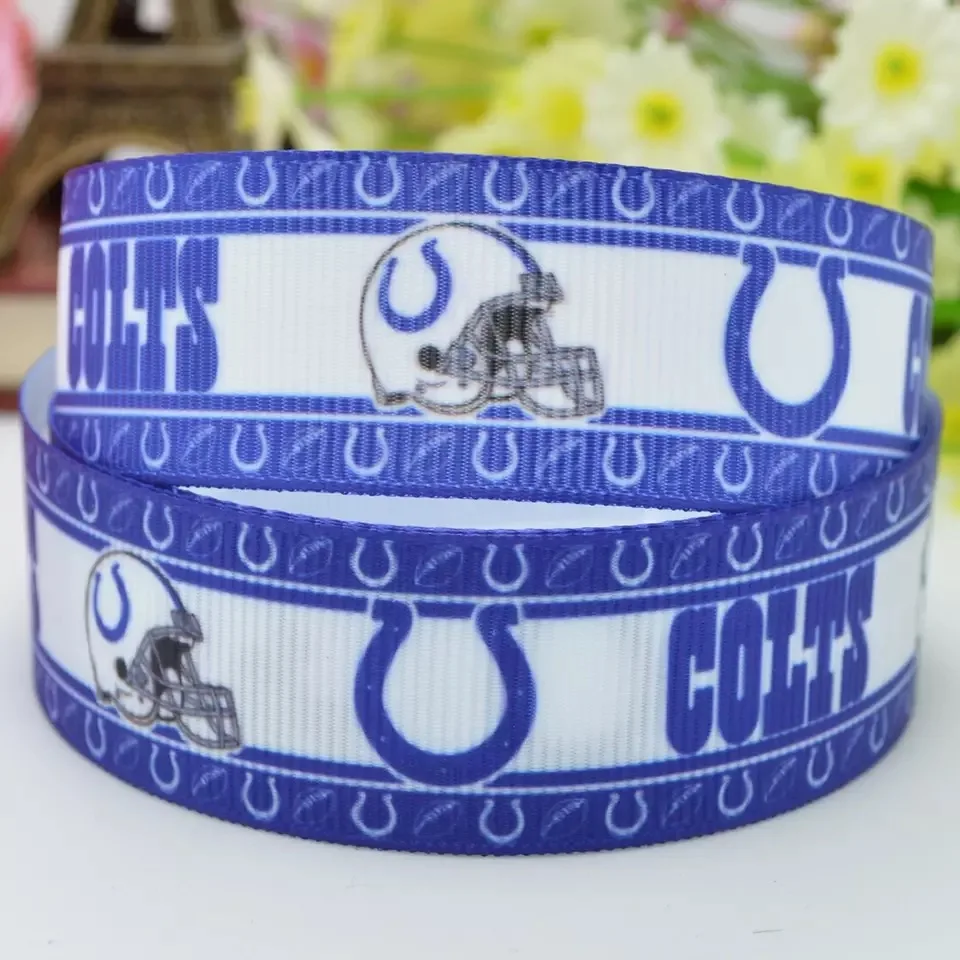 50 ярдов 7/8 &quot22 мм Спортивная команда печатных grosgrain ленты для вечерние подарок