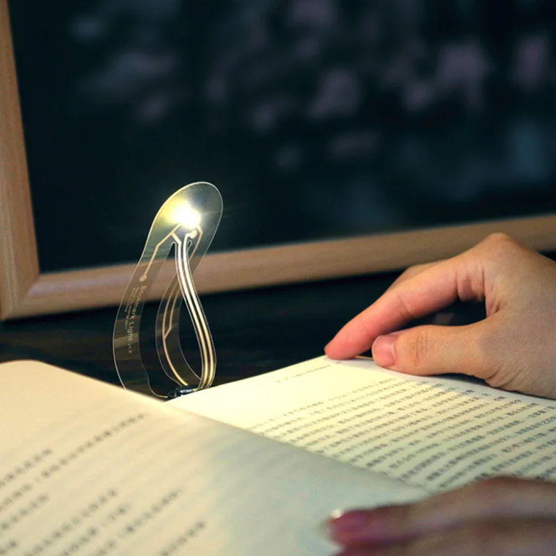 Портативная книжная лампа Usb перезаряжаемая для чтения Уход за глазами ночник