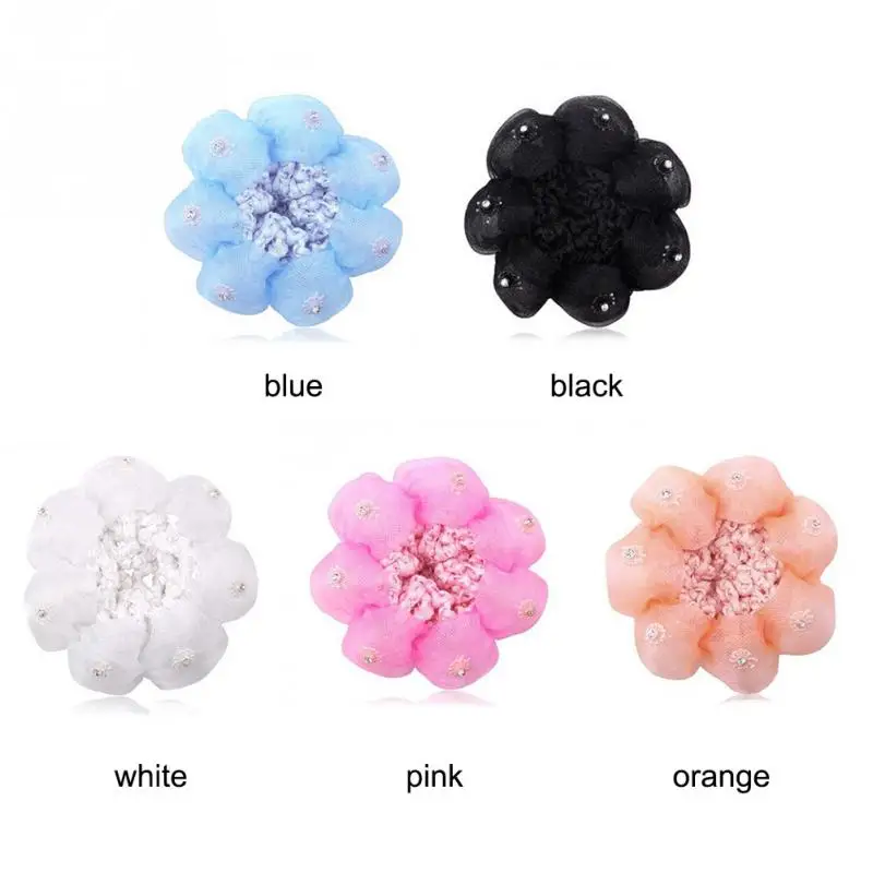 

Child Girls Dance Balls Hair Net Female Dancer Hair Organizer Net Circle Dancing Hair Tools