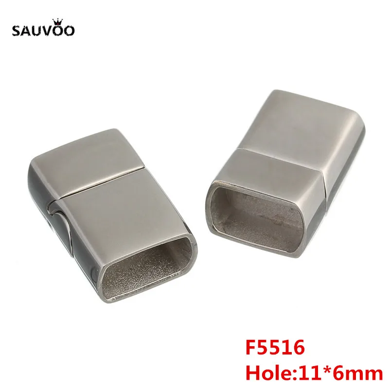 Sauvoo 1 шт. серебристый цвет флейта 11*6 мм Размер 8*5 кожаный шнур соединитель для