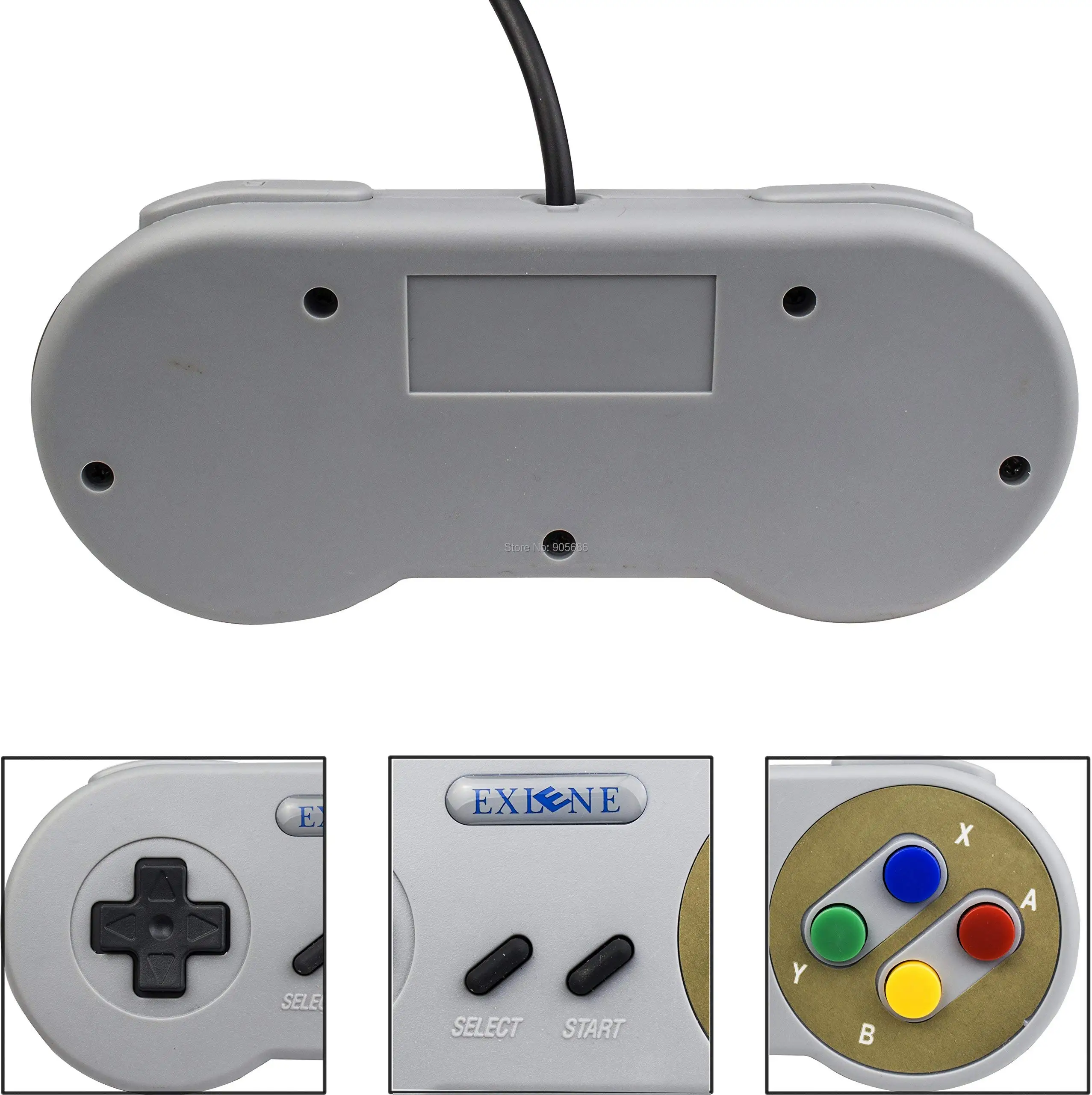 Exlene 2 упаковки USB контроллер SNES джойстик для Windows ПК Raspberry Pi 3 Sega Genesis с