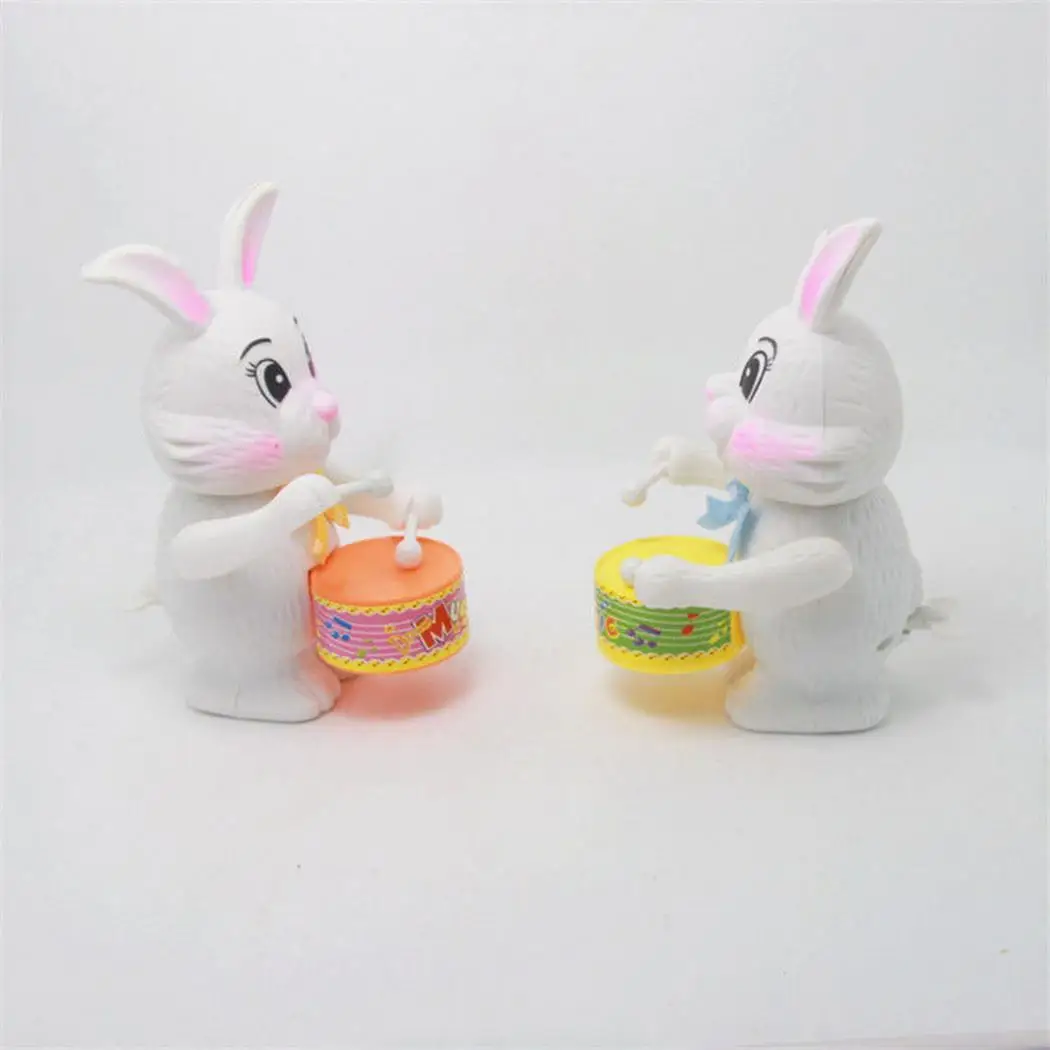 old Cartoon Unisex Educational 35g Random Rabbit Drumming Toys Musical Clockwork years Wind-Up Toy Kid | Игрушки и хобби