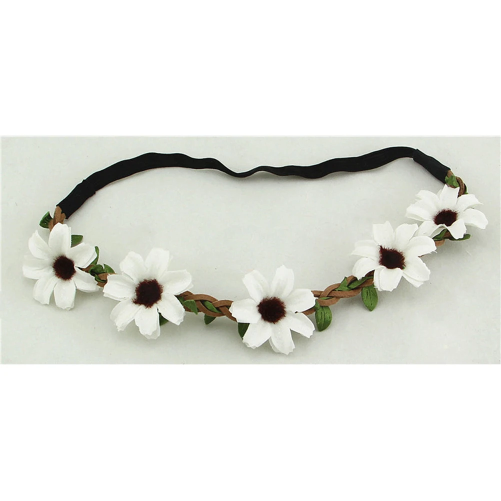 5PCS Headbands Chamomile Patrern Velvet Retro Elastic Headwrap Hair Bands Hoop for Women Ladies Girls |