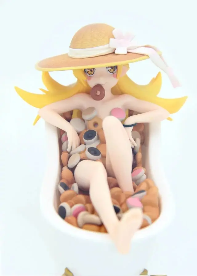Фигурка аниме Monogatari серия Shinobu Oshino Пончик сексуальная девушка ПВХ экшн фигурка
