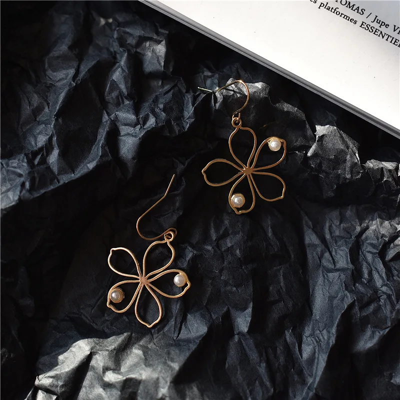 Новые модные лаконичные индивидуальные темпераментные геометрические ажурные