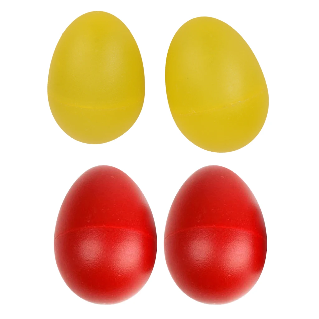 2 пары музыкальный ручной шейкер Maraca пластиковая Песочная яичная перкуссия