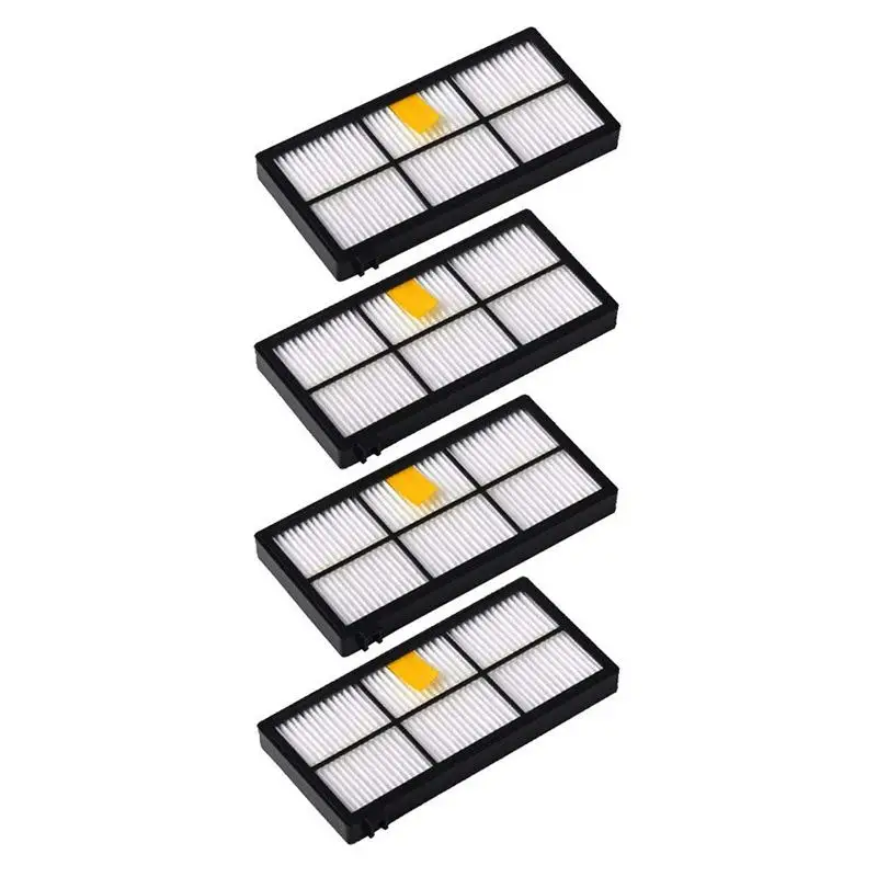Accessories for iRobot Roomba 800 &amp 900 Series Vacuum Cleaner Replacement Parts with 4 x Filters Side Brushes 1 Cleanin | Бытовая