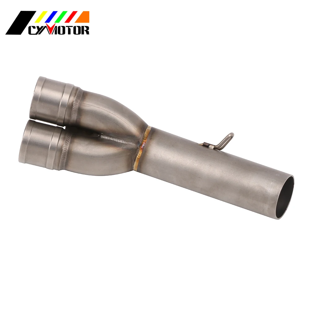 Motorcycle Middle pipe Full System Exhaust For Yamaha YZF R3 R25 2014 2015 2016 2017 2018 MT-03 MT03 MT 03 16 17 18 | Автомобили и