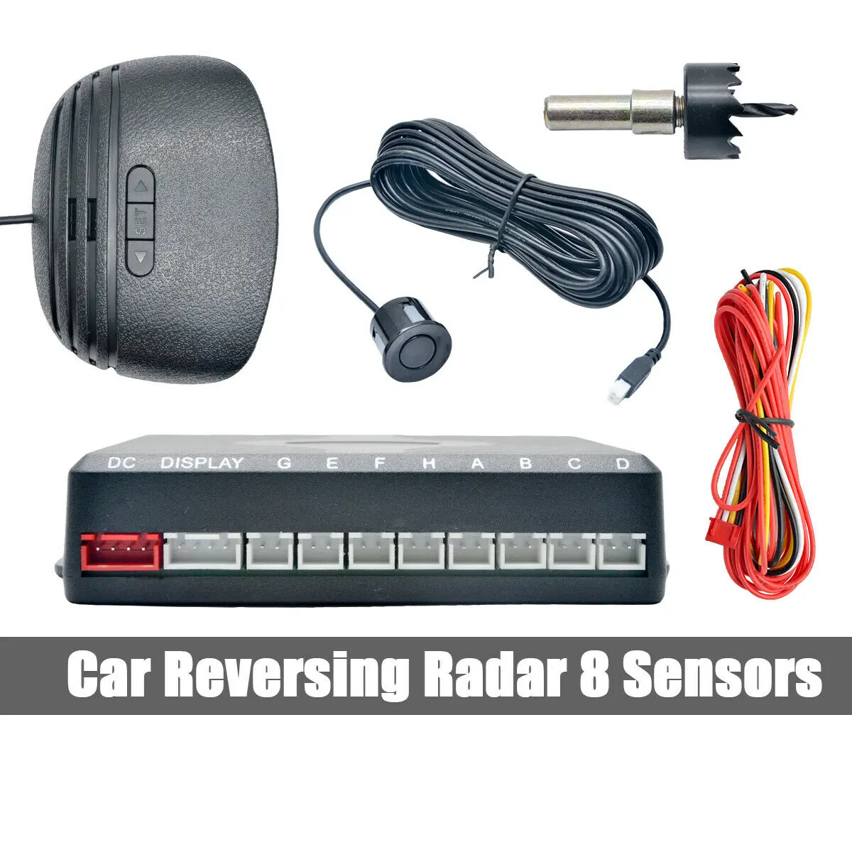 Флэш дисплей заднего вида с радаром хода|Датчики парковки| |