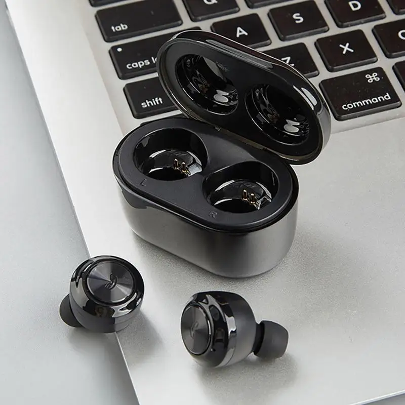 Беспроводная bluetooth гарнитура музыка стерео Motion TWS In Ear с зарядным отсеком фитнес