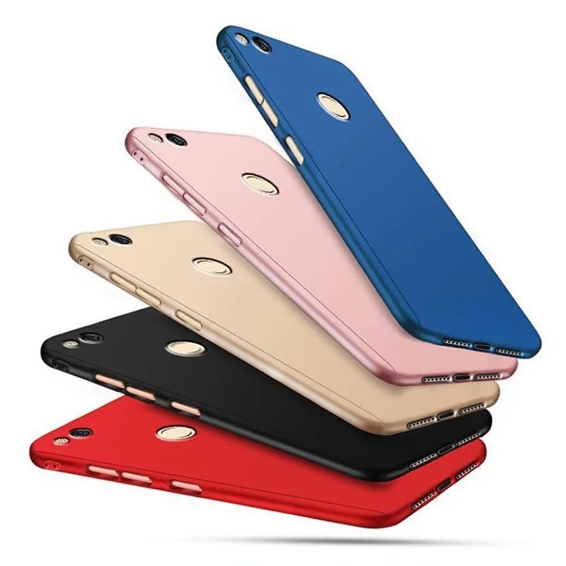 360 Degree Full Case For Huawei P9 lite 2016 Cover Protective Shell On Hawei P 9 / P9lite 2017 Phone Cases and Tempered Glass | Мобильные