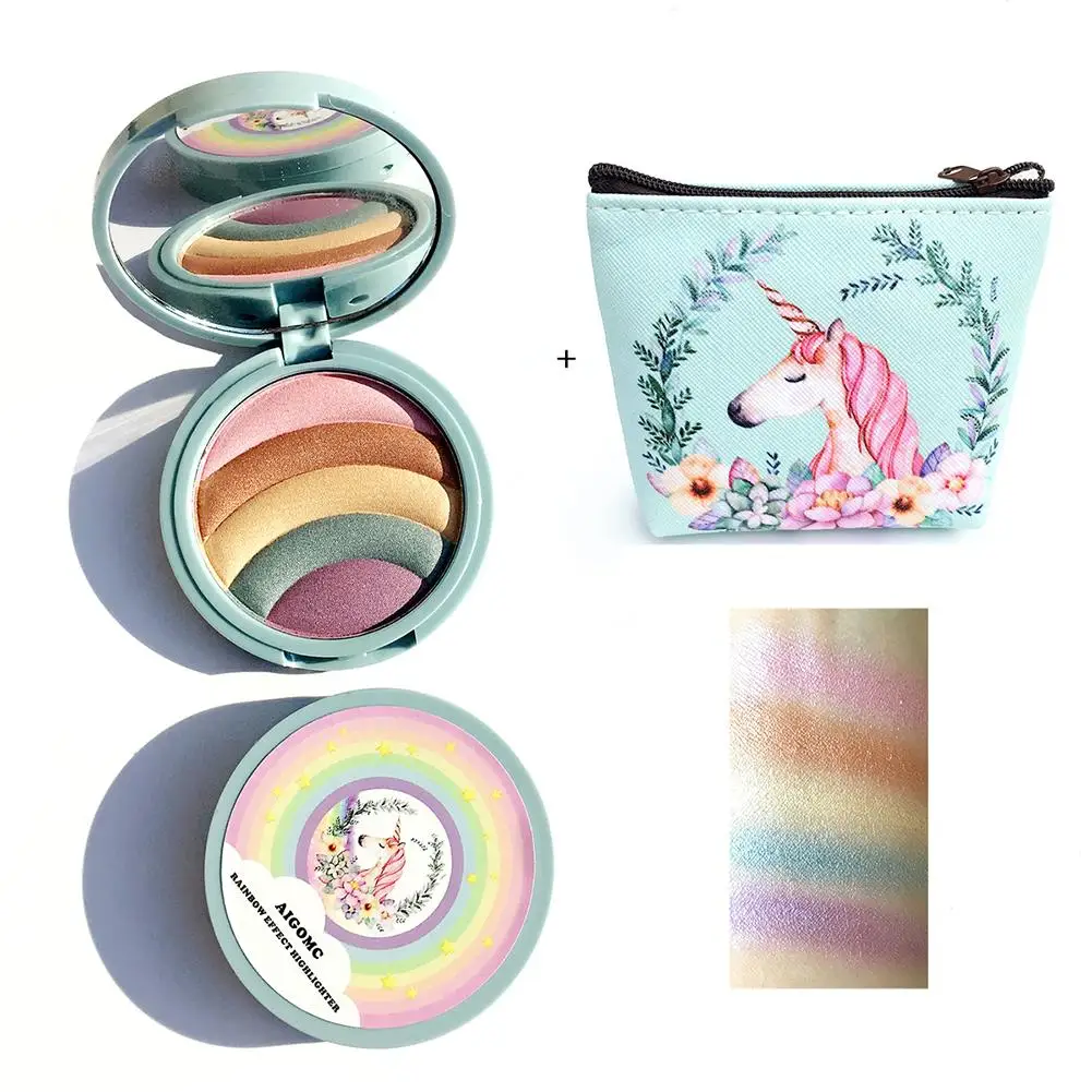 В ассортименте имеются 5 расцветок флэш тени для век лоток Радуга порошок