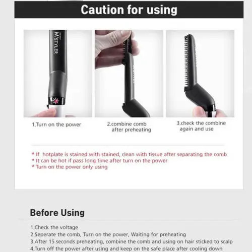 Профессиональные мужские бигуди для укладки волос выпрямитель с утюгом быстрый