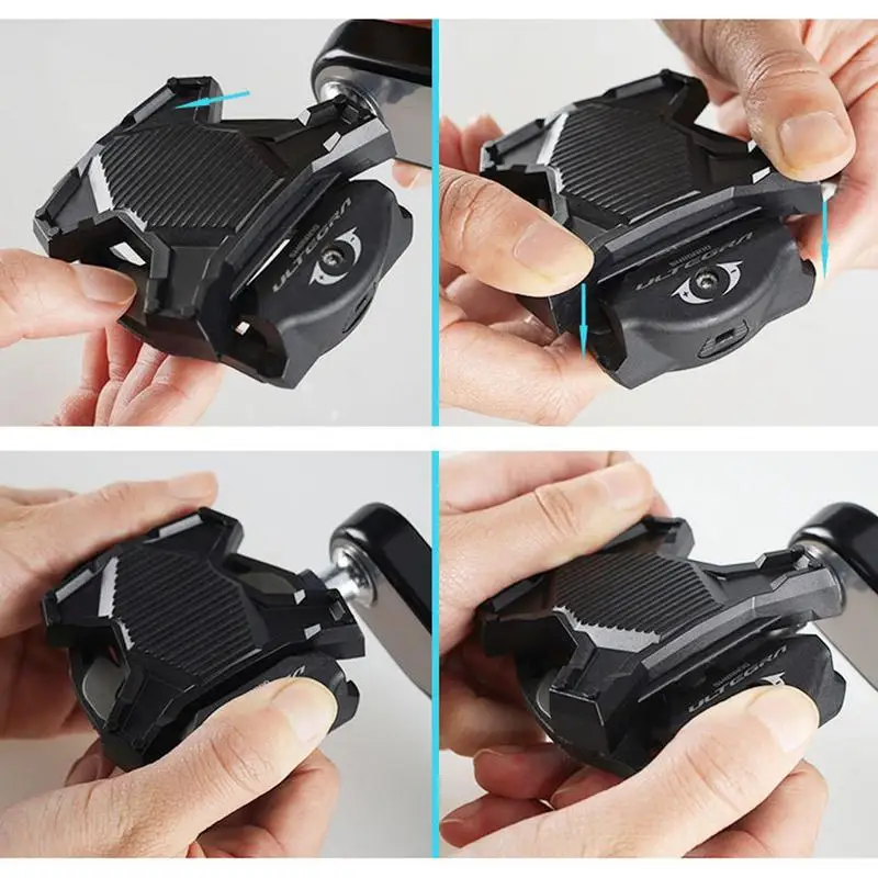 1 пара запираемых плоских педалей для системы Shimano SPD LOOK и KEO System|Педаль велосипеда|