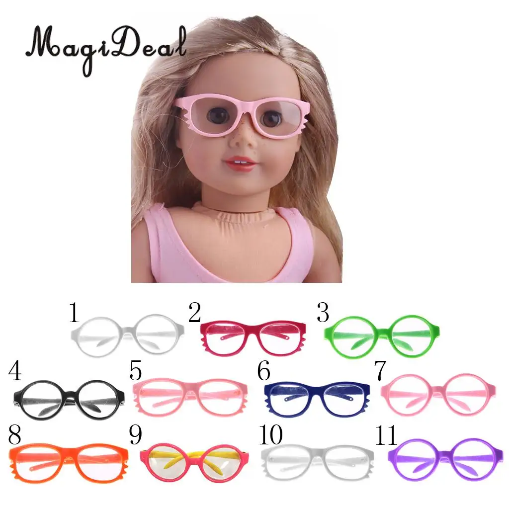 Glasses Black Eyeglasses Made for  American Doll My Life Dolls Clothes Accs Children Girls Toy
