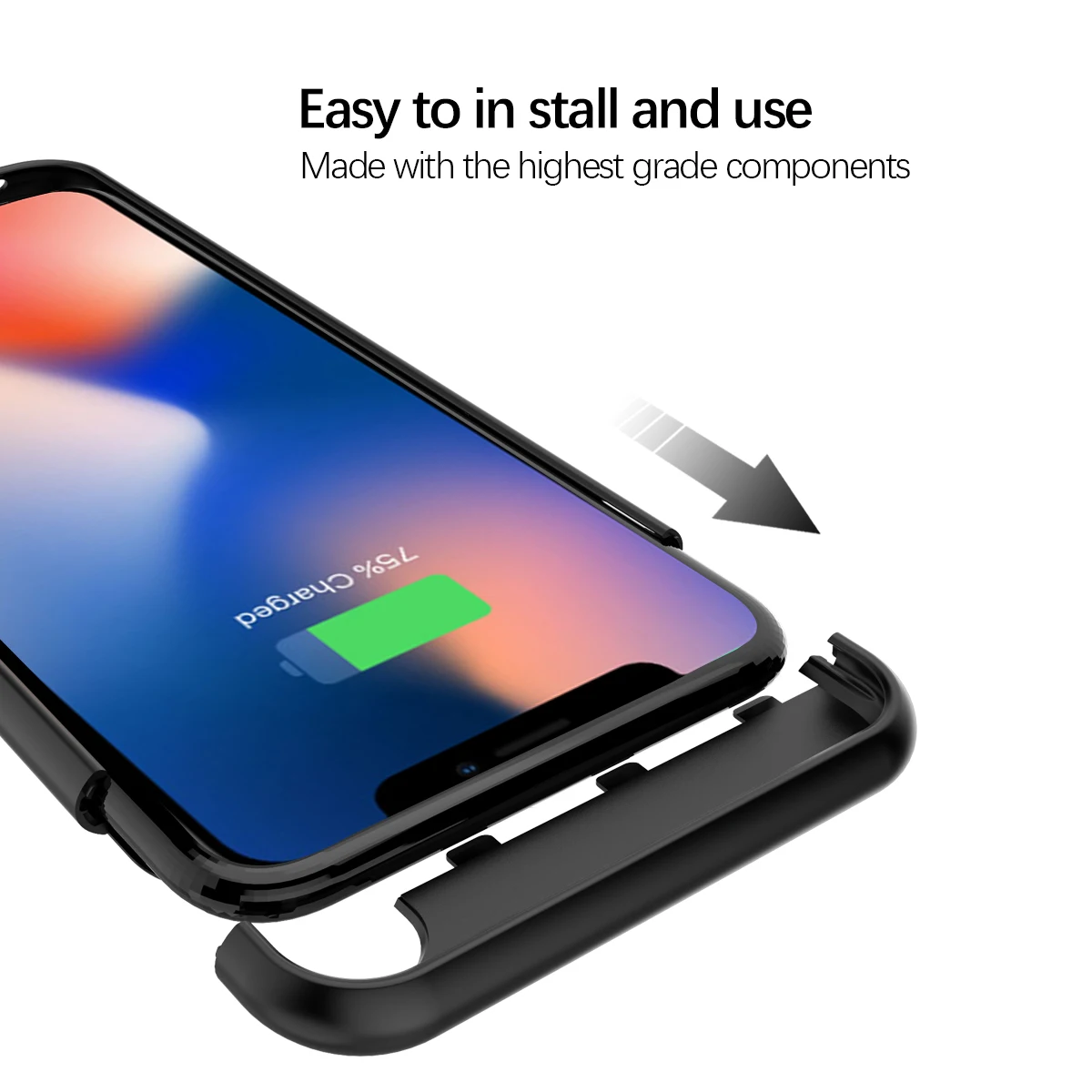 Чехол для зарядного устройства iPhone Xs Max/Xr 5000 мАч чехол внешний аккумулятор Xr/Xs