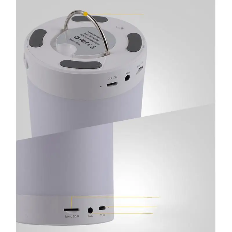 Bluetooth Wireless Speaker Mini Home Portable LED Colorful Lights Smart Alarm Clock Night Light Atmosphere Audio Holiday Gifts |